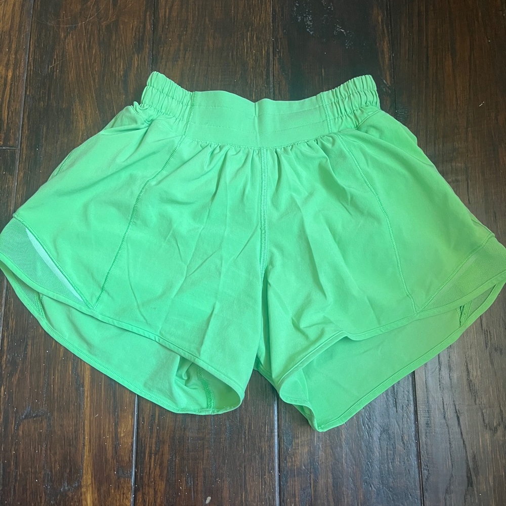 Lululemon Athletica Green Hotty Hot Athletic Shorts